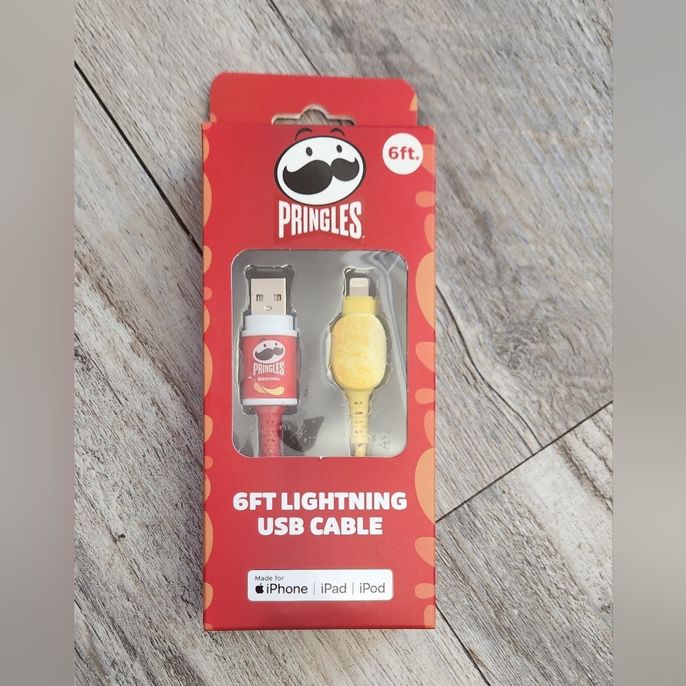 Orbit" Pringles Snack-Themed 6ft Type-C to USB-A Cable Charger